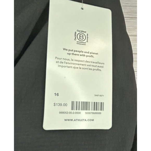 NWT $139 Athleta Sz16 Flat Black Trekkie Convertible Hiking 3 in1 Scrunch Ankle - Picture 7 of 13